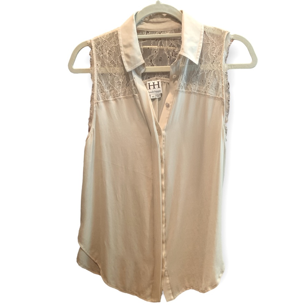 Haute Hippe - XS Blouse, 100% Silk